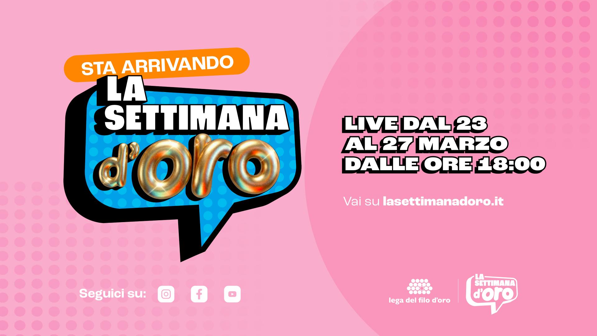 Arkage lancia con la Lega del Filo d’Oro “La Settimana d’Oro”, la prima gara di solidarietà digitale della Fondazione