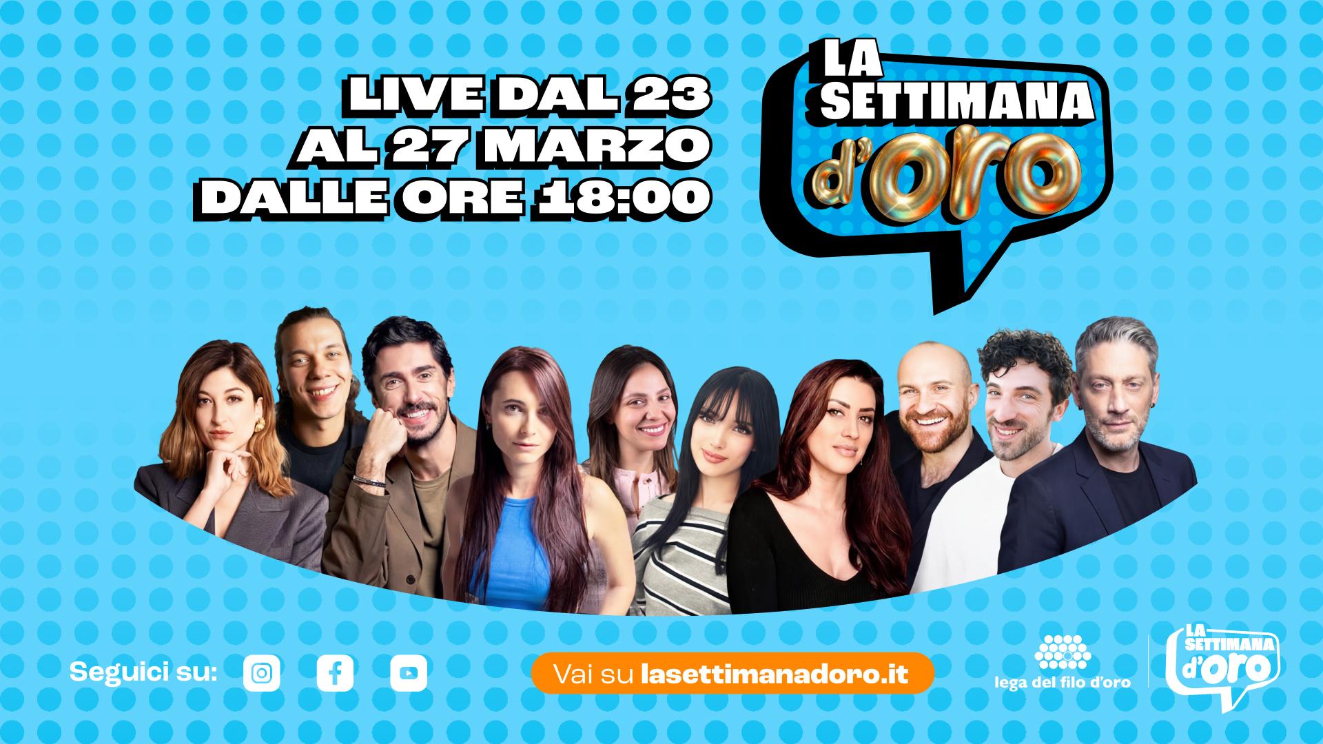 Arkage per Lega del Filo D'Oro, La Settimana d'Oro