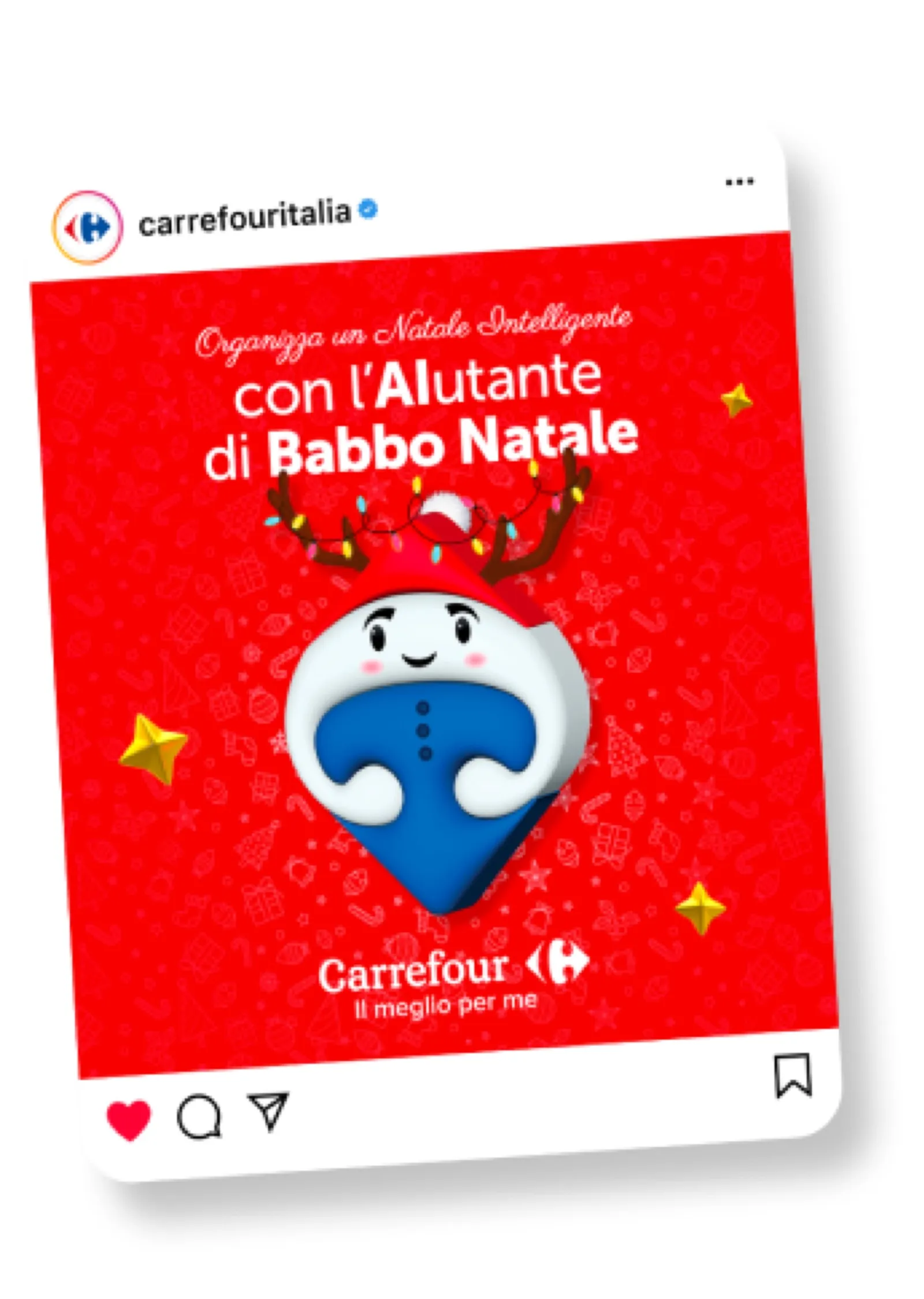 Carrefour AIssistant landing page screen