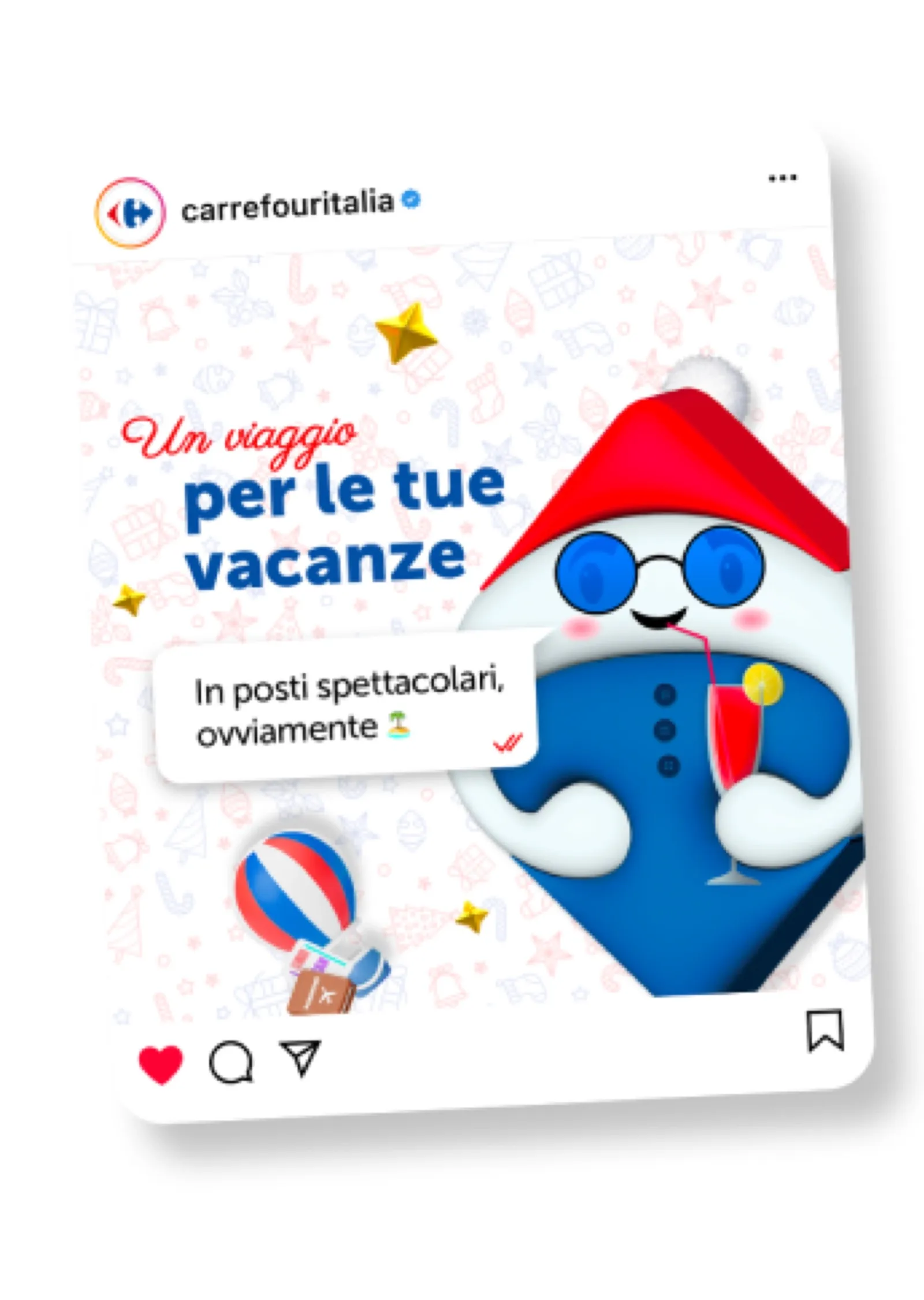 Carrefour Christmas AIssistant holiday menu suggestion screen