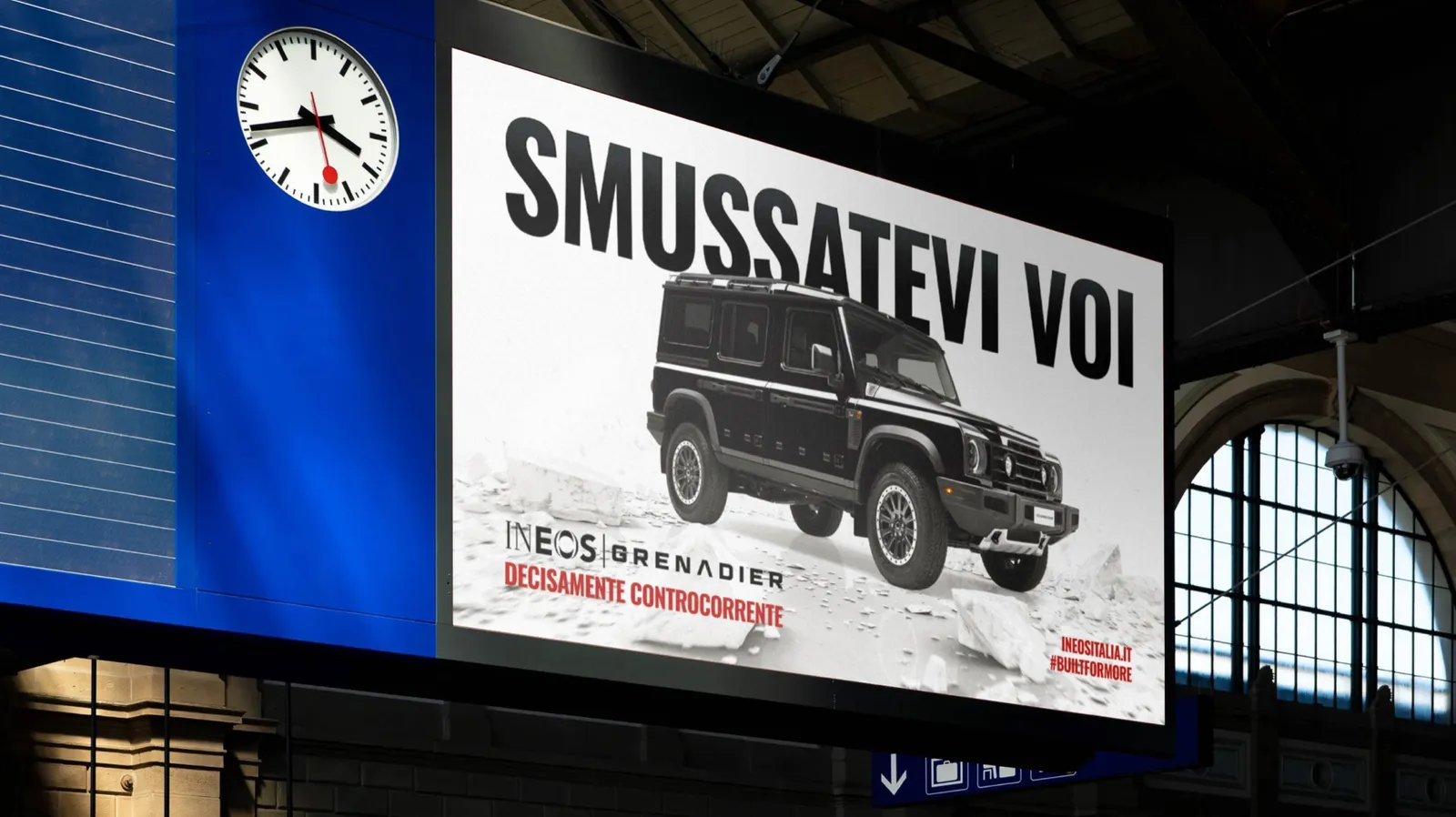 INEOS Grenadier out-of-home billboard