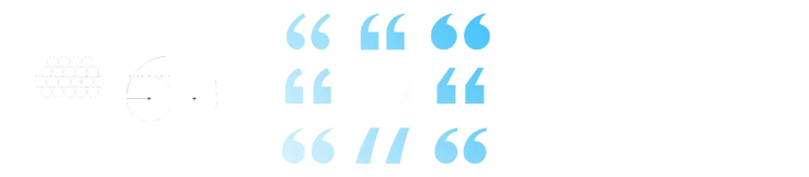 Quotes visual from the Lega del Filo d'Oro anniversary campaign