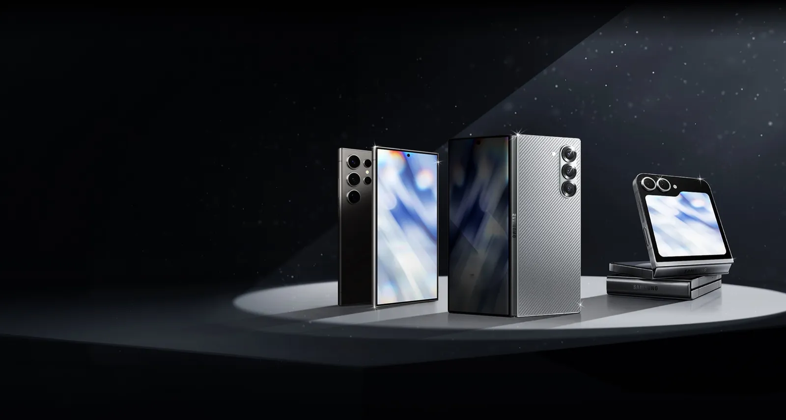 Samsung Dot-Com campaign hero banner