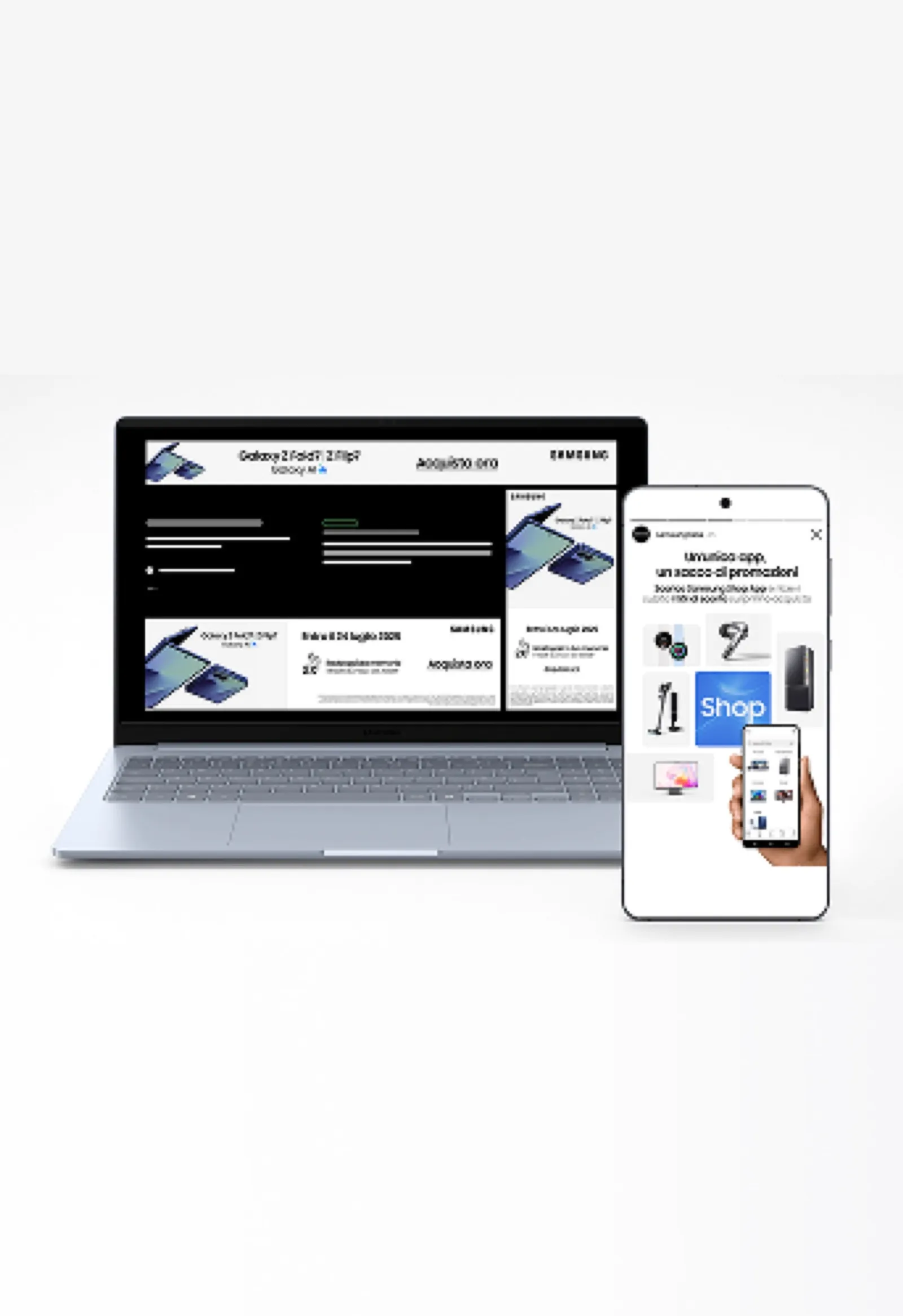Samsung digital ad, mobile format